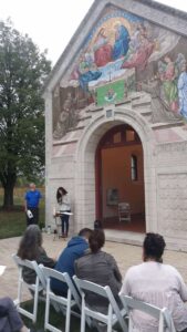 prayer service outdoors